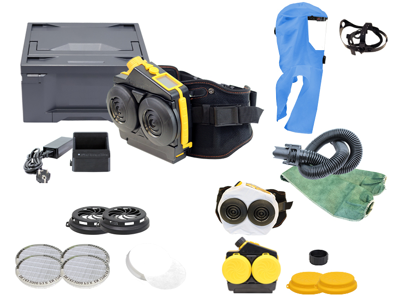 Ready-Pack e-breathe e-Flow PAD-Box / Multi-Hood Premium mit Kopfhalterung *L-Box*