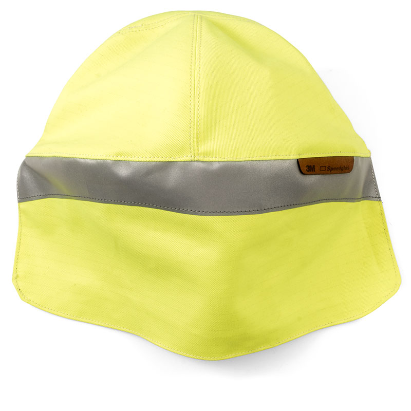 3M Speedglas Schutzabdeckungen, Hauben & Kopfteile, fluoreszierend-gelber Kopfschutz aus Stoff, (169021)
