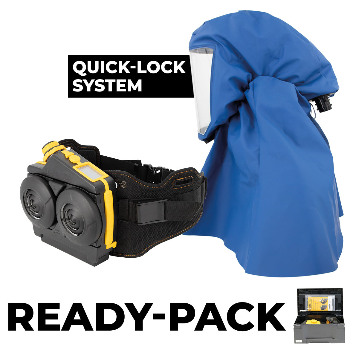 Ready-Pack e-breathe e-Flow PRO PAD-Box / LH2 Premium Gen. 2.0 mit QL-Anschluss