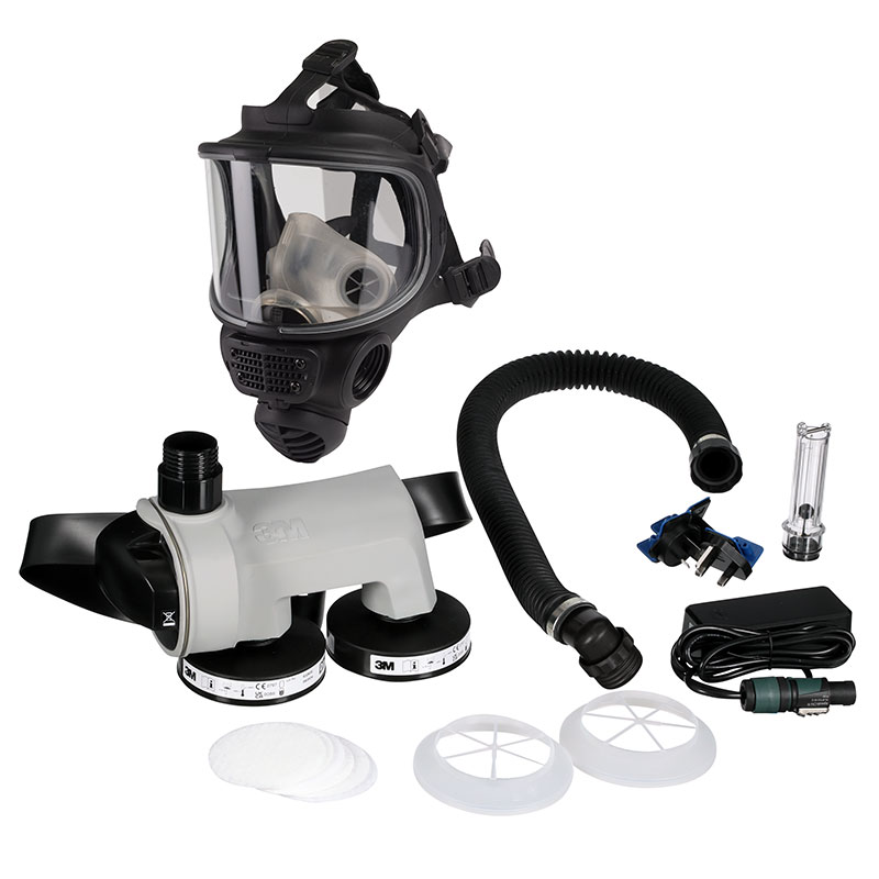 3M Readypack - Gebläseatemschutz-System Asbest-Kit, PF-PF2-600E-ASB-FF-302 mit Vollmaske Promask (FF-302)