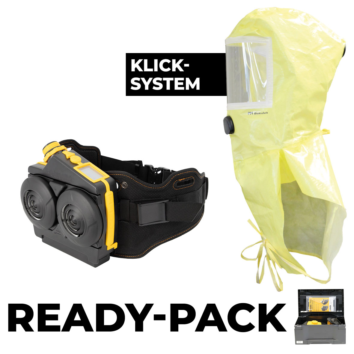 Ready-Pack e-breathe e-Flow PAD-Box / PM Chemical Hood *M-Box*