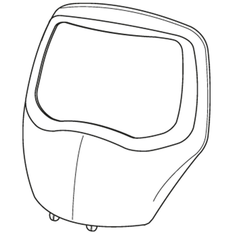 3M Speedglas Schweißmaske, Frontabdeckung, 9100, hitzereflektierend, silber (532000)