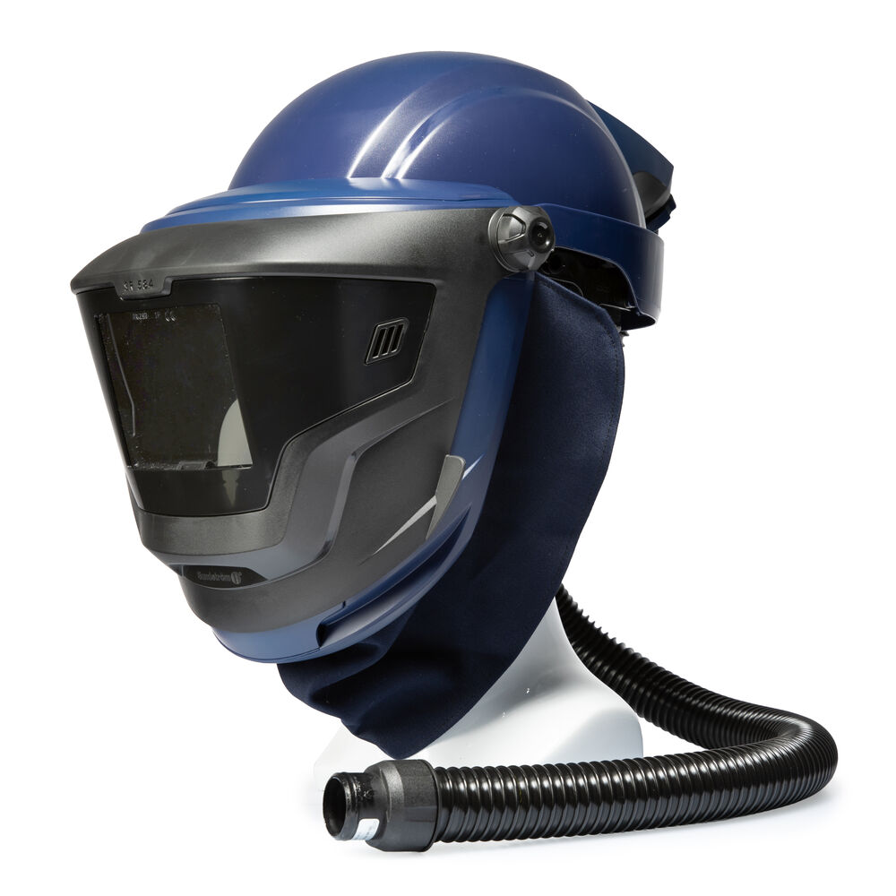 Sundström SR 580 - Atemschutzhelm - PC-Visier - mit Schweißeraufsatz SR 584