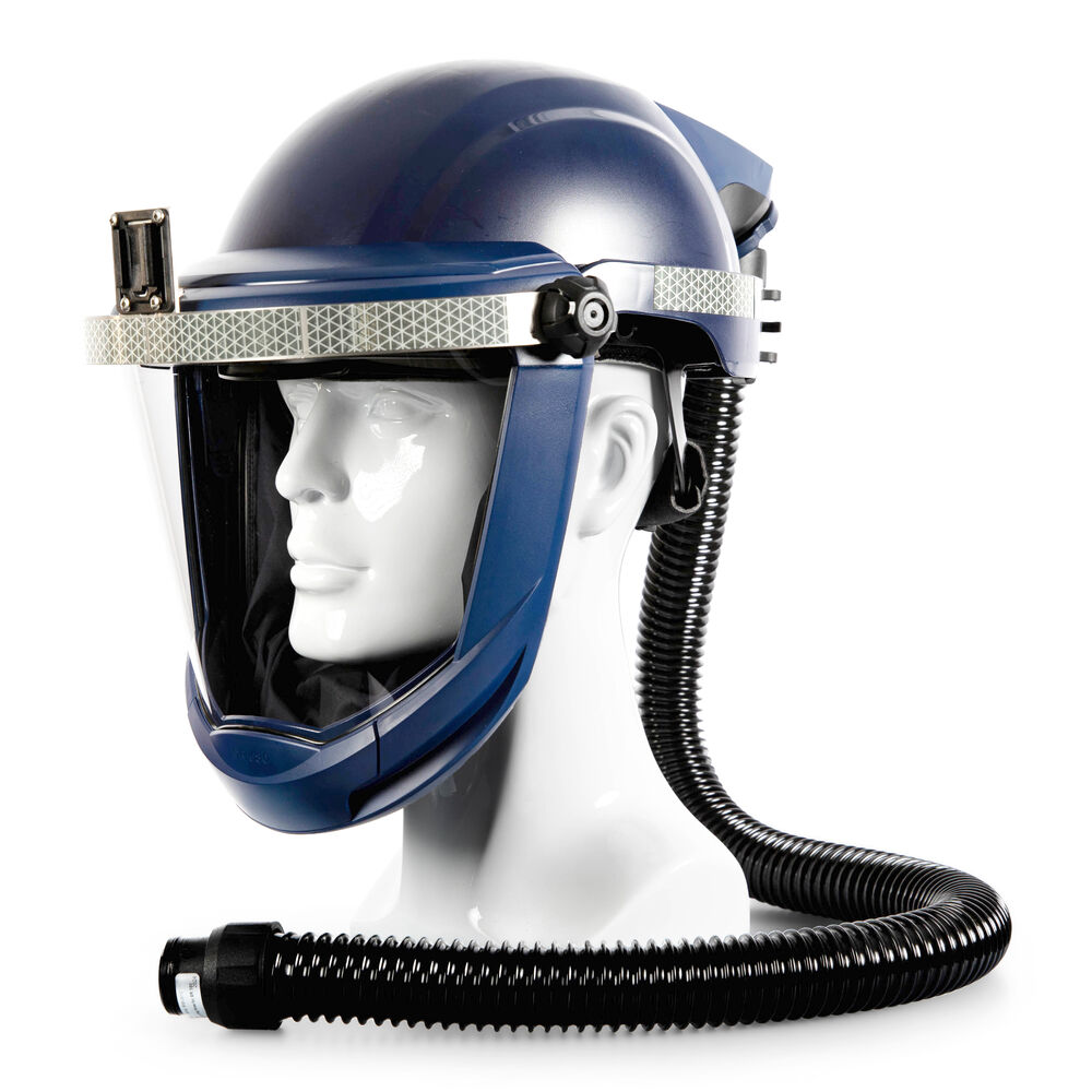 Sundström Schutzhelm SR 580 mit Lampenhalterung und reflektierendem Band