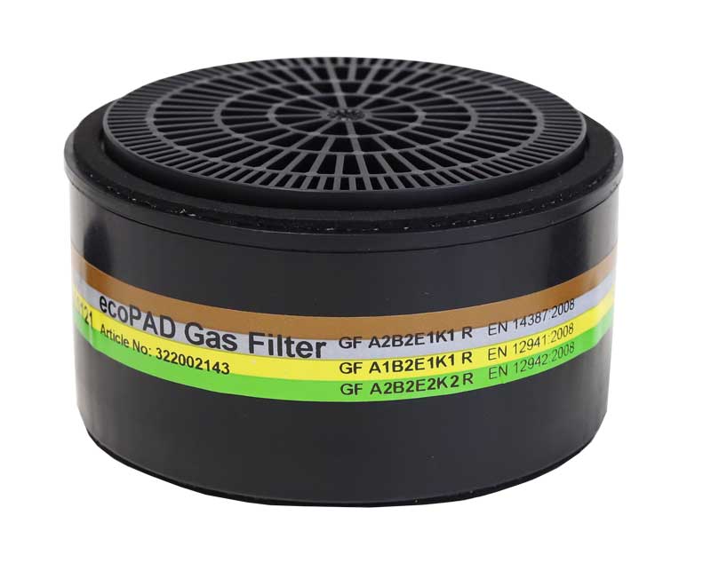 e-breathe Gasfilter ecoPAD GF ABEK - Filtermedium 